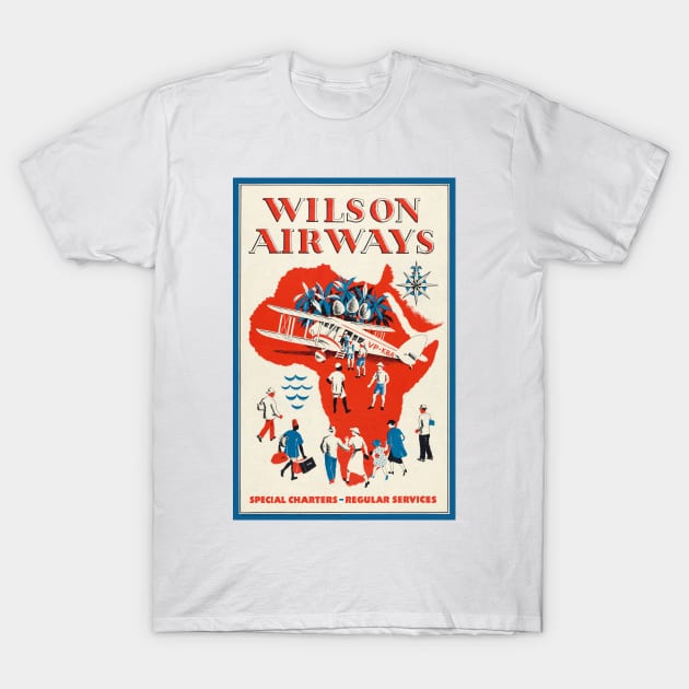 Wilson Airways Vintage Poster 1937 T-Shirt by vintagetreasure